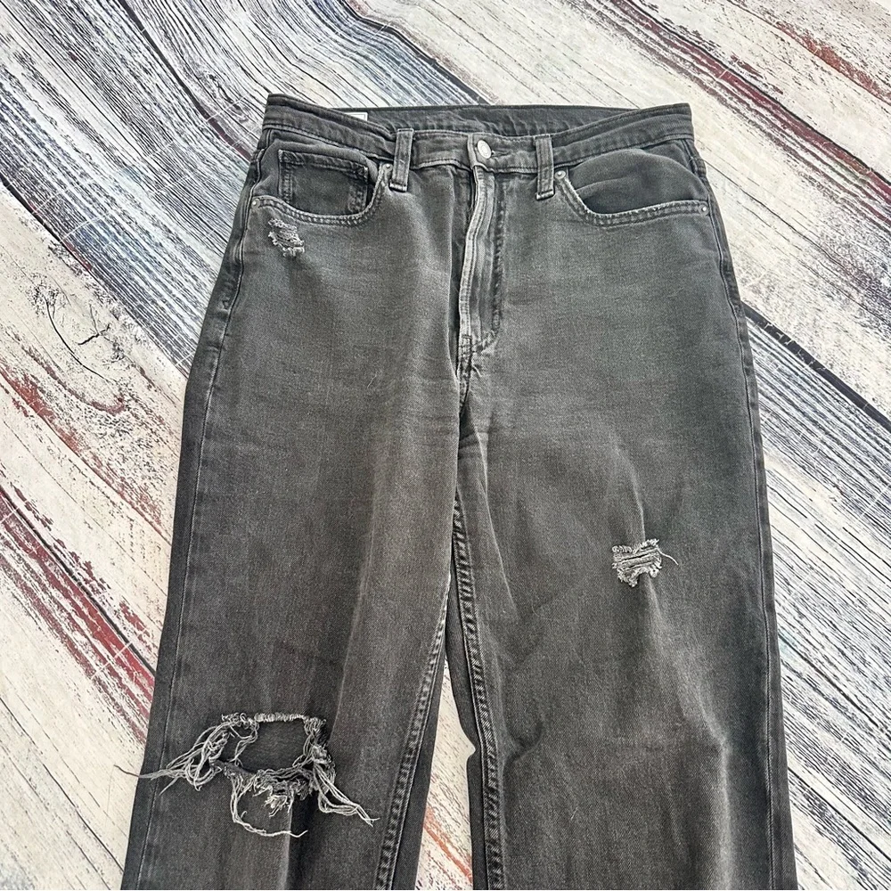 GAP 90’s Loose High Rise in Washed Black Women’s Jeans